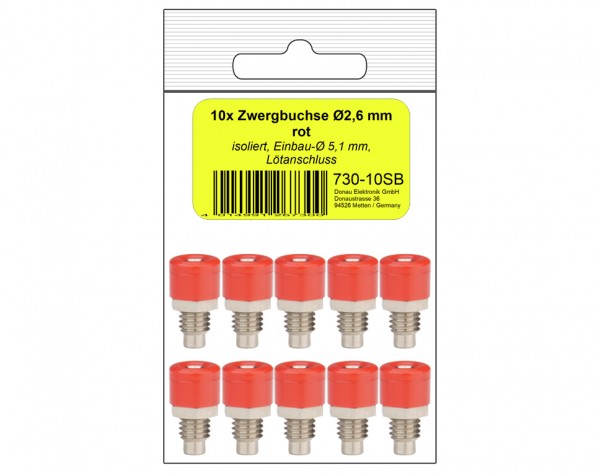 730 - Zwergbuchse rot