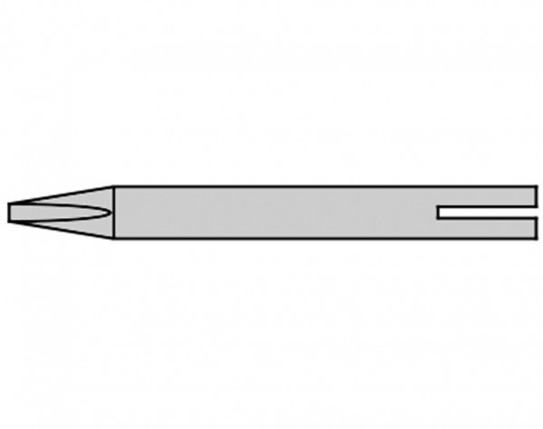 B8-162 - 2 mm Lötspitze - Meißelform