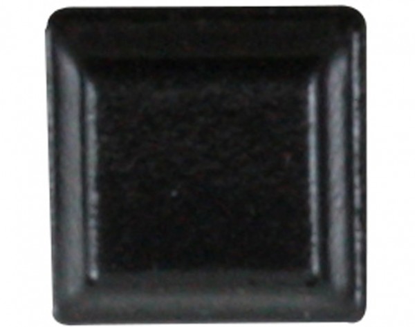 E12 - Gerätefüße schwarz, quadratisch, 12 mm