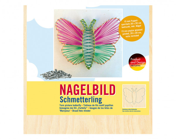 M-NB1 - Nagelbild Schmetterling