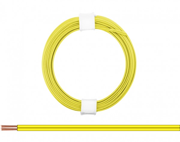 114-33 - Zwillingslitze 0,08 mm² / 5 m gelb-gelb