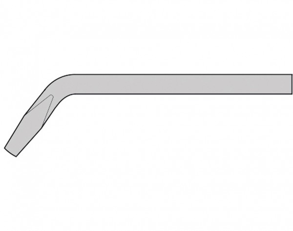 GS863 - 7 mm Lötspitze - Meißelform gewinkelt