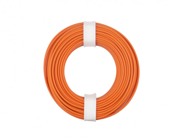 150-017 - Kupferschalt Litze 0,50 mm² / 10 m / orange